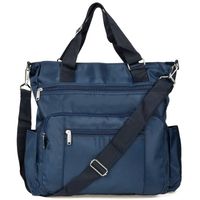 Torba na zakupy mikrofibra lekka pojemna Sanchez - granatowa