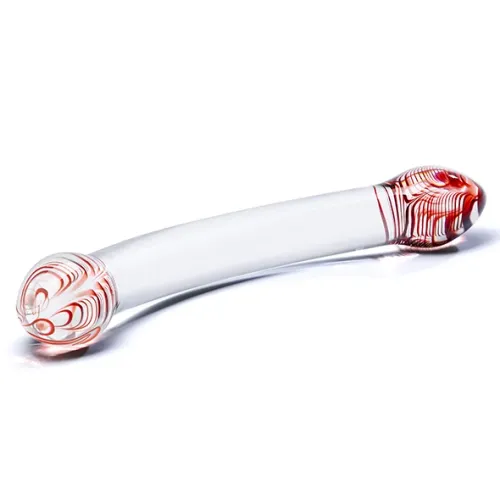 szklane dildo - glas red head na Arena.pl
