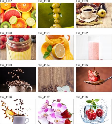 FOTOTAPETA kuchenna ZIELONE LIŚCIE ODBICIE LIMONKI na Arena.pl