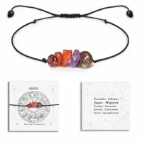 Bransoletka ZODIAK z naturalnych kamieni BARAN