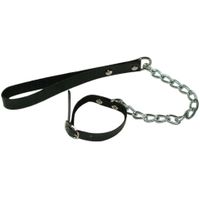 Zabawkowa Obroża Z Krótką Smyczą Na Penisa - Willy Leash