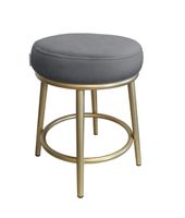 Taboret Ben noga metalowa złota BL14
