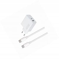 Szybka ładowarka 45W z długim kablem 2m 2 wejścia do Samsung A32 5G