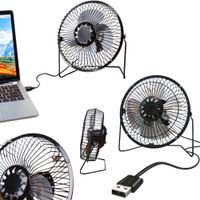Wiatrak usb wiatraczek stojący wentylator metalowy mini fan solidny