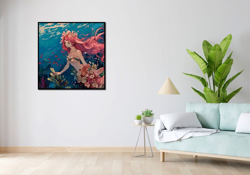 Plakat 90x90cm Nimfa Oceanu zdjęcie 4