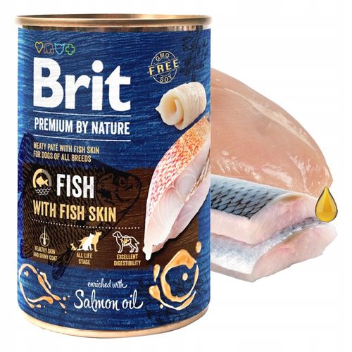BRIT BY NATURE Karma mokra dla psa mix smaków 24 x 400g na Arena.pl