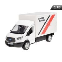 Model 1:43 RMZ Ford Transit Chassis Cab 2018, bialy