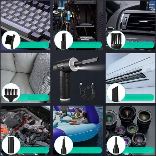 ODKURZACZ RĘCZNY SAMOCHODOWY BEZPRZEWODOWY DO AUTA DOMU 2W1 DMUCHAWA na Arena.pl