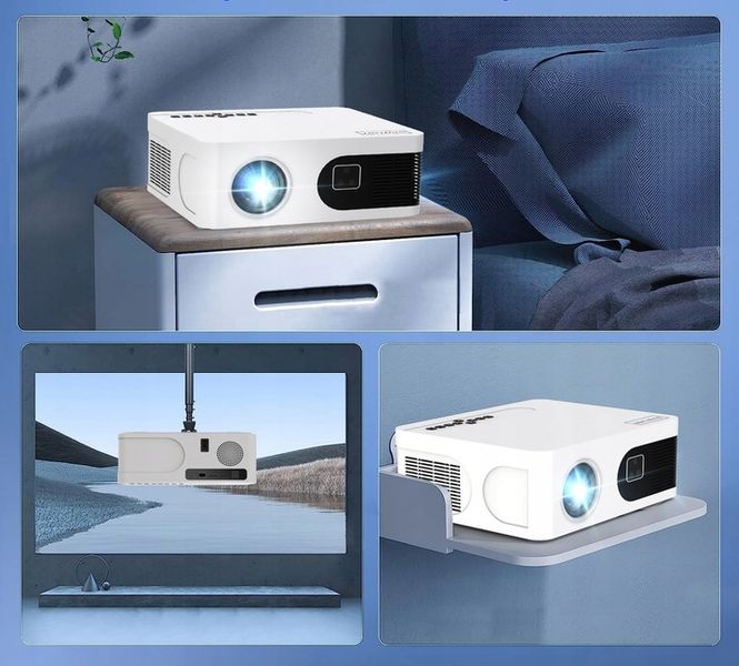 Projektor mini Rzutnik LED WiFi Android TV FULL HD 4K Autofocus do zdjęcie 2