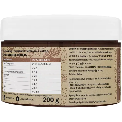 Krem Cocoa Protein Karma, 200g na Arena.pl