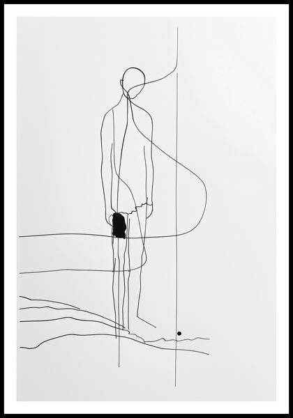 Plakat 61x90,5cm Samotna Wędrówka zdjęcie 3