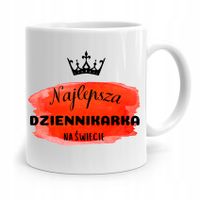 Kubek Dziennikarza Reportera Najlepsza Na Świecie Z Nadrukiem Ze Zdjęciem