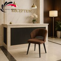 Krzesło Tapicerowane KL-1 Mokka Piano 05