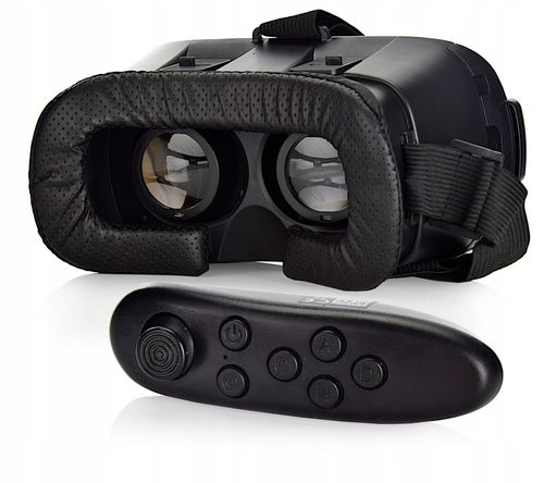 ZESTAW DO GIER OKULARY GOOGLE VR 360 STOPNI 3D PILOT BLUETOOT SŁUCHAWKI na Arena.pl