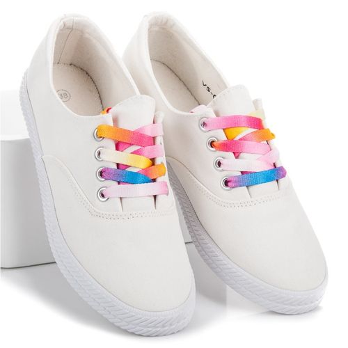 Wiązane tenisówki multicolor r.39 na Arena.pl