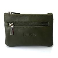 etui na klucze ze skóry naturalnej bellugio - zielone