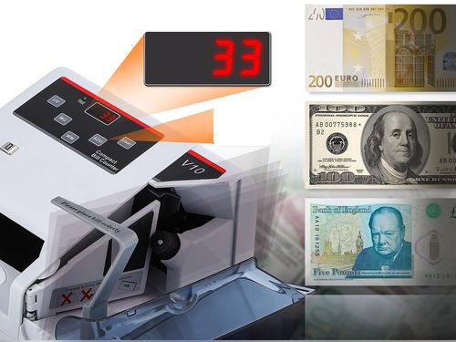 UŻYWANE Liczarka banknotów z UV/MG/WM Bonvoisin V10  wersja EU na Arena.pl