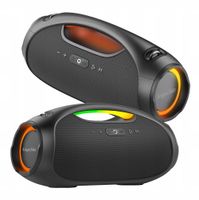 Głośnik przenośny Bluetooth Kruger Matz 60W X-BASS USB AUX IPX6 RGB LED