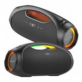 Głośnik przenośny Bluetooth Kruger Matz 60W X-BASS USB AUX IPX6 RGB LED