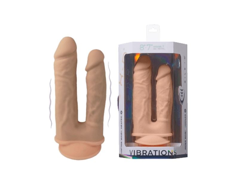 Dildo-SD.Model 1 (8""&7"") Flesh BOX Motor + LRS zdjęcie 2