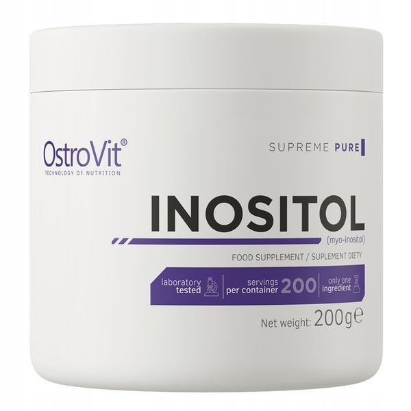 OstroVit Supreme Pure Inositol 200 g MIO-INOZYTOL WITAMINA B8 Bez dodatków zdjęcie 1