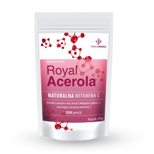 Royal Acerola 250g Naturalna Witamina C Z Pestek Wiśni Odporność