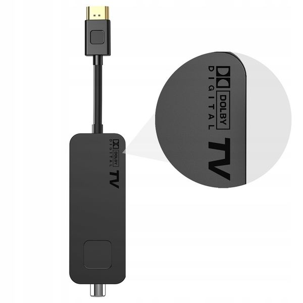 Tuner dekoder dvbt2 hevc mini stick tv naziemnej zdjęcie 9