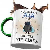 Kubek Zielony Dla Ady Żony Koleżanki Na Prezent Z Nadrukiem Ze Zdjęciem