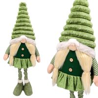 skrzat krasnal gnom mikołaj świąteczny 75cm teleskopowy dekoracja jumihome