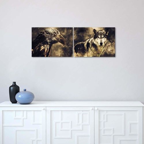 Deco Panel, Wilk we mgle 100x70 na Arena.pl