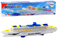 Statek Pasażerski  Wycieczkowy Jeżdżący Światła Dźwięki