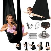 CHUSTA SENSORYCZNA DLA DZIECI I DOROSŁYCH JOGA SZARFA AKROBATYCZNA