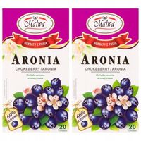 Malwa Herbatka owocowa aronia 40 g (20 x 2 g) x 2 sztuk