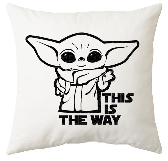 Poduszka Baby Yoda zdjęcie 1