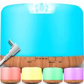 NAWILŻACZ POWIETRZA LAMPKA NOCNA ZAPACHOWA DYFUZOR AROMATERAPIA +