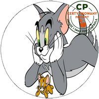 Opłatek na tort Tom i Jerry