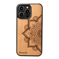 Drewniane Etui Bewood na iPhone 14 Pro Max MANDALA JABŁOŃ
