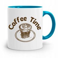 Dla Baristy Baristki Kawiarki Kubek Błękitny Z Nadrukiem Ze Zdjęciem