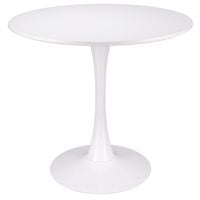 Nowoczesny Biały Okrągły Stół  do Salonu Jadalni Kuchni
