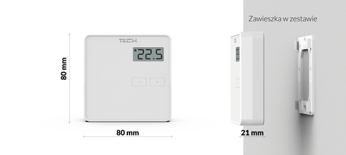 Termostat Tech Sterowniki ST-294 v1 - przewodowy, bez programatora, biały na Arena.pl