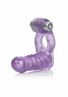 calexotics double diver - elastyczny pierścień z wibracją, tpr, wodoodporny