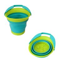 wiaderko do piaskownicy składane Round XL - zielone