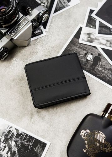Portfel męski klasyczny poziomy RFID STOP mały kompaktowy prezent na Arena.pl