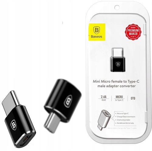 Baseus Adapter Przejściówka z Micro USB na USB C na Arena.pl