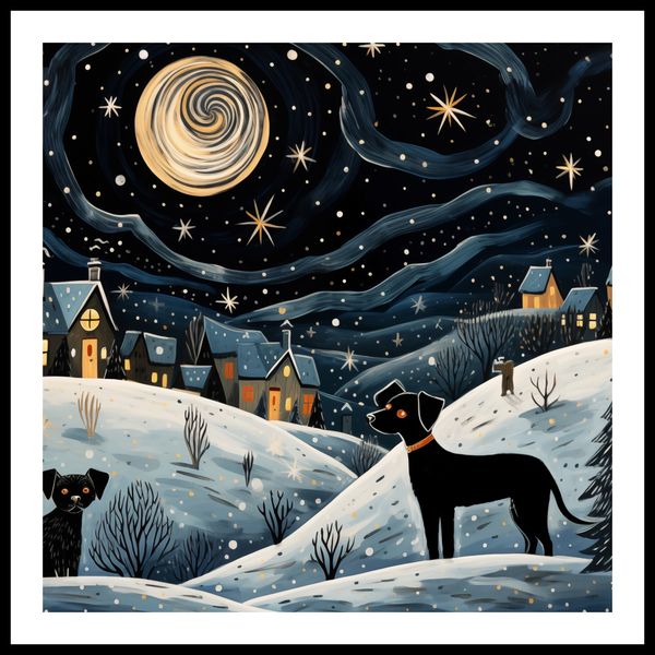 Plakat 80x80cm Nocny Psi Patrol zdjęcie 3