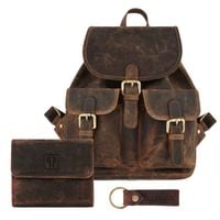 zestaw prezentowy dla niej zup-100-br plecak skórzany t-16-br