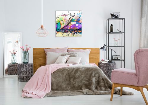 Zegar Ścienny - Ryby Pastele  - 60X60 Cm - C3Ac60X60-4096 na Arena.pl