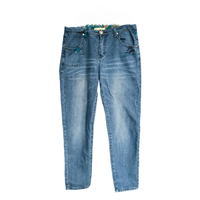 Joe Browns Damskie Spodnie Wygodne Wytrzymałe i Stylowe Granatowe 40