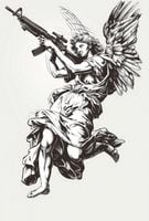 Plakat 61x90,5cm Anioł Wojny