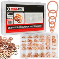 ZESTAW PODKŁADEK MIEDZIANYCH 580EL.